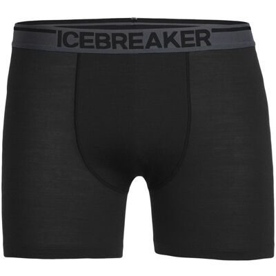 Icebreaker Anatomica Boxers Mens Black - S S Icebreaker Anatomica Boxers Mens Black - S S