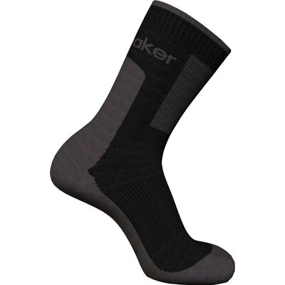 Icebreaker M Mer Hike+ Medium Crew Black/Obsidian - M M Icebreaker M Mer Hike+ Medium Crew Black/Obsidian - M M