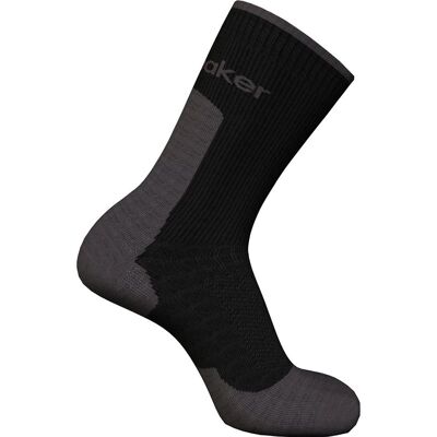 Icebreaker M Mer Hike+ Light Crew Black/Obsidian - M M Icebreaker M Mer Hike+ Light Crew Black/Obsidian - M M