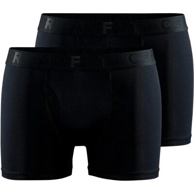 Craft Active Boxer 3-Inch 2-Pack M Black - L L Craft Active Boxer 3-Inch 2-Pack M Black - L L