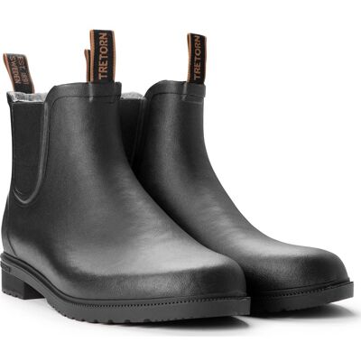 Tretorn Chelsea Classic Wool Rubber Boots Black - 37 37 Tretorn Chelsea Classic Wool Rubber Boots Black - 37 37