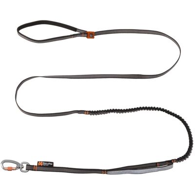 Non-Stop Dogwear - Touring Adjustable Bungee Leash - Musta Non-Stop Dogwear - Touring Adjustable Bungee Leash - Musta