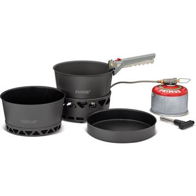 Primus Primetech Stove Set II 2x1.3 L w. pan Primus Primetech Stove Set II 2x1.3 L w. pan