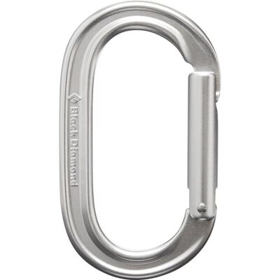 Black Diamond Oval Keylock Carabiner Polished - Onesize Onesize Black Diamond Oval Keylock Carabiner Polished - Onesize Onesize
