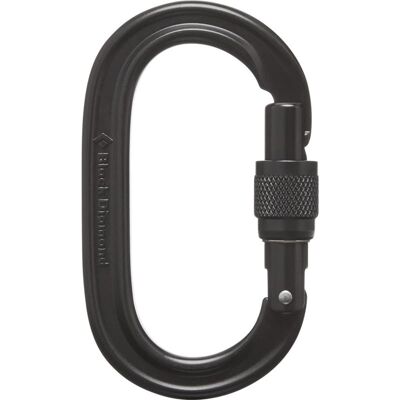 Black Diamond Oval Keylock ScrwgtCarabiner Black - Onesize Onesize Black Diamond Oval Keylock ScrwgtCarabiner Black - Onesize Onesize
