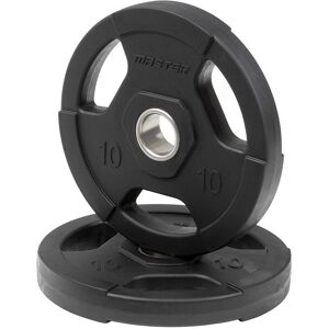 Master Fitness Gummiklädd Skiva Deluxe, Viktskivor gummerade - 10 kg 10 kg Master Fitness Gummiklädd Skiva Deluxe, Viktskivor gummerade - 10 kg 10 kg