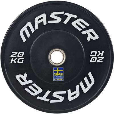 Master Fitness Bumper Ski Svart, Viktskivor bumper - 20 kg 20 kg Master Fitness Bumper Ski Svart, Viktskivor bumper - 20 kg 20 kg