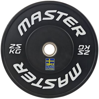 Master Fitness Bumper Ski Svart, Viktskivor bumper - 25 kg 25 kg Master Fitness Bumper Ski Svart, Viktskivor bumper - 25 kg 25 kg
