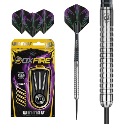 Winmau Foxfire 80% Tungsten Darts-tikat - 21g Winmau Foxfire 80% Tungsten Darts-tikat - 21g