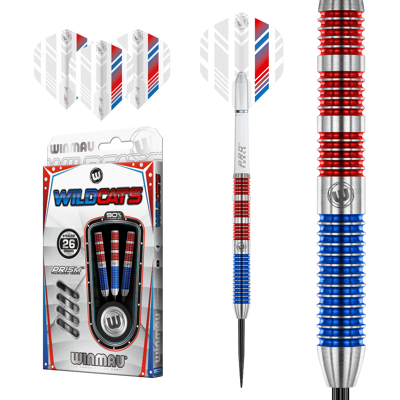Winmau Wildcats 90% Tungsten Darts-tikat - 26g Winmau Wildcats 90% Tungsten Darts-tikat - 26g