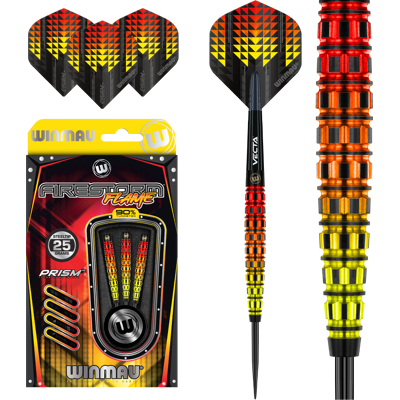 Winmau Firestorm Flame 90% Tungsten Darts-tikat - 25g Winmau Firestorm Flame 90% Tungsten Darts-tikat - 25g