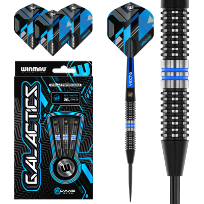 Winmau Galactics 90% Tungsten Darts-tikat - 26g Winmau Galactics 90% Tungsten Darts-tikat - 26g