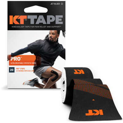 KT Tape Kinesiologian terapeuttinen teippi Pro nauhat Jet Musta - Terapeuttinen teippi KT Tape Kinesiologian terapeuttinen teippi Pro nauhat Jet Musta - Terapeuttinen teippi