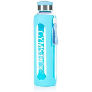 Gymstick Lasipullo - Ympäristöystävällinen, 600ml, silikonisylinterillä Gymstick Lasipullo - Ympäristöystävällinen, 600ml, silikonisylinterillä