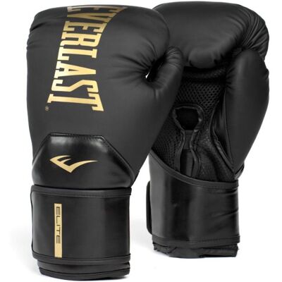 Everlast Elite 2 Nyrkkeilyhanskat Musta/kulta - 16oz Everlast Elite 2 Nyrkkeilyhanskat Musta/kulta - 16oz