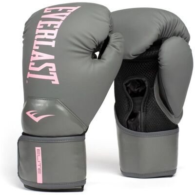 Everlast Elite 2 Nyrkkeilyhanskat Harmaa/pinkki - 12oz Everlast Elite 2 Nyrkkeilyhanskat Harmaa/pinkki - 12oz