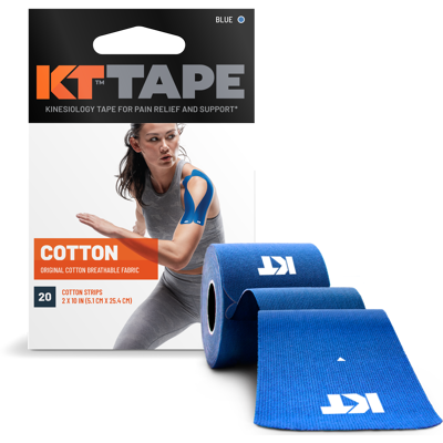 KT Tape - Sininen esipätkäinen kinesio teippi - 25x5 cm KT Tape - Sininen esipätkäinen kinesio teippi - 25x5 cm