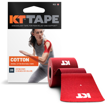 KT Tape Cotton Kinesioteippi (20x25 cm) - Red KT Tape Cotton Kinesioteippi (20x25 cm) - Red