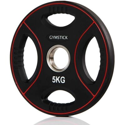 Gymstick Pro PU Painolevy - 5 kg - Kova Treeni Gymstick Pro PU Painolevy - 5 kg - Kova Treeni