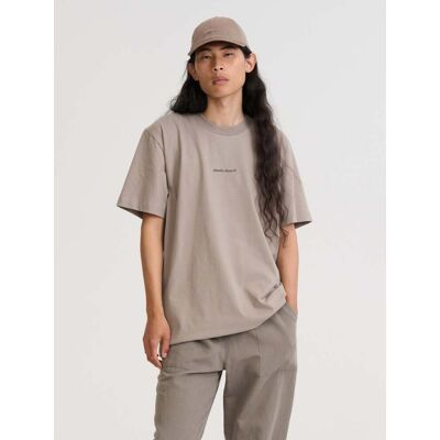 R-Collection Maltti-T-paita, taupe / printti - XXXL R-Collection Maltti-T-paita, taupe / printti - XXXL