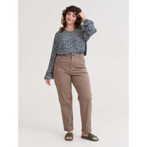 R-Collection Jutta-housut, taupe - XS R-Collection Jutta-housut, taupe - XS