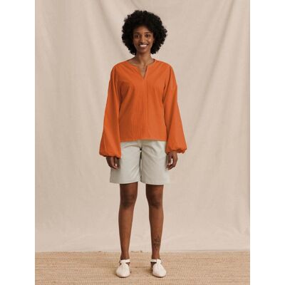 R-Collection Olivia-pusero, mandariini - XS R-Collection Olivia-pusero, mandariini - XS