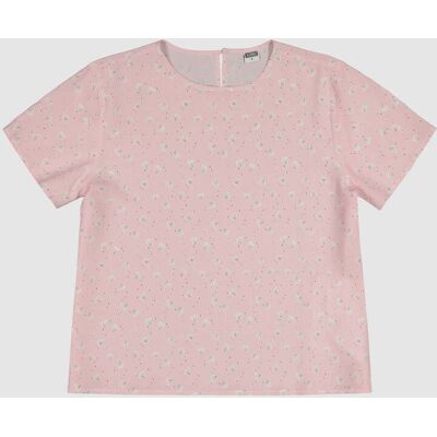 R-Collection Essi-silkki-T-paita, syreeni Rannalla-kuosi - XS R-Collection Essi-silkki-T-paita, syreeni Rannalla-kuosi - XS