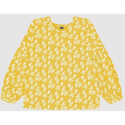 R-Collection Aili-printtipusero, tangeriini Kukkaketo-printti - XL R-Collection Aili-printtipusero, tangeriini Kukkaketo-printti - XL