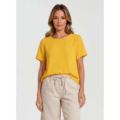 R-Collection Essi-silkki-T-paita, tangeriini - M R-Collection Essi-silkki-T-paita, tangeriini - M