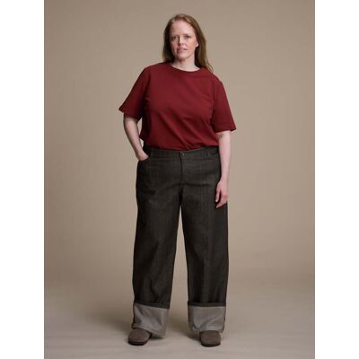 R-Collection Eve-farkut, pannukahvi - L R-Collection Eve-farkut, pannukahvi - L