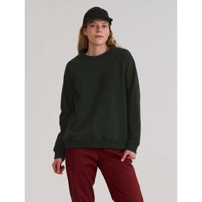 R-Collection Maiju-collegepaita, oliivinvihreä - XL R-Collection Maiju-collegepaita, oliivinvihreä - XL