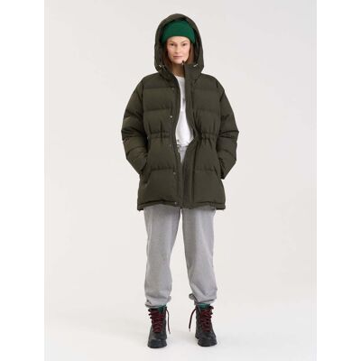 R-Collection Vaala-untuvatakki, harmaanvihreä - XL R-Collection Vaala-untuvatakki, harmaanvihreä - XL