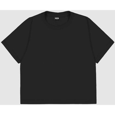 R-Collection Naisten lyhyt T-paita, musta - S R-Collection Naisten lyhyt T-paita, musta - S