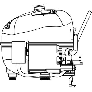 AEG kompressori,täydellinen,HTD40AA 140007564168 AEG kompressori,täydellinen,HTD40AA 140007564168