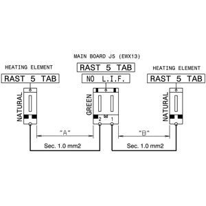 AEG johdotus,lämpövastus,pääpiirikortti,J5, 455mm 8085126061 AEG johdotus,lämpövastus,pääpiirikortti,J5, 455mm 8085126061