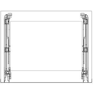 AEG etulasi, inox, 594x470mm 140225496052 AEG etulasi, inox, 594x470mm 140225496052