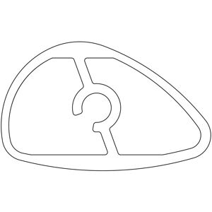 AEG vetimen profiili,pyöreä,metalli,inox, 1717 2610013076 AEG vetimen profiili,pyöreä,metalli,inox, 1717 2610013076