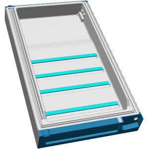 AEG jääkaapin ovi, oikea, inox, 542.8x944.5mm, 140235214313 AEG jääkaapin ovi, oikea, inox, 542.8x944.5mm, 140235214313