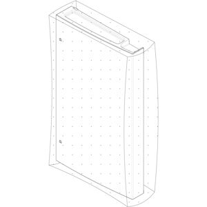 AEG jääkaapin ovi, oikea, inox, 542.8x944.5mm 140235214305 AEG jääkaapin ovi, oikea, inox, 542.8x944.5mm 140235214305