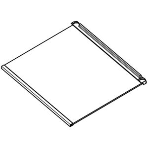 AEG lasihylly 1,täydellinen,neutraali,519x416mm 2109403176 AEG lasihylly 1,täydellinen,neutraali,519x416mm 2109403176