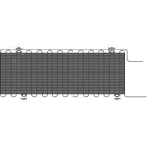AEG lauhdutin,täydellinen,512x1320.8mm 2667001248 AEG lauhdutin,täydellinen,512x1320.8mm 2667001248