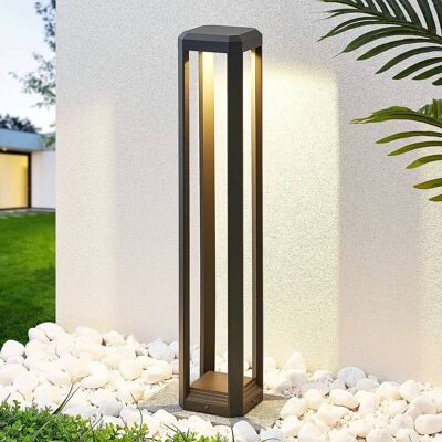Led pylväsvalaisin Fery Lucande, Alumiini/harmaa/sinkki, Alumiini, Moderni Led pylväsvalaisin Fery Lucande, Alumiini/harmaa/sinkki, Alumiini, Moderni