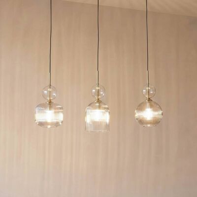Riippuvalaisin lasi Sophia TK Lighting, himmennettävä, Alumiini/harmaa/sinkki, Olohuone/ruokailutila, Lasi Riippuvalaisin lasi Sophia TK Lighting, himmennettävä, Alumiini/harmaa/sinkki, Olohuone/ruokailutila, Lasi