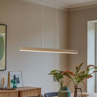 Led riippuvalaisin Broll Argon, Valkoinen/opaali, Olohuone/ruokailutila, Metalli, Moderni Led riippuvalaisin Broll Argon, Valkoinen/opaali, Olohuone/ruokailutila, Metalli, Moderni