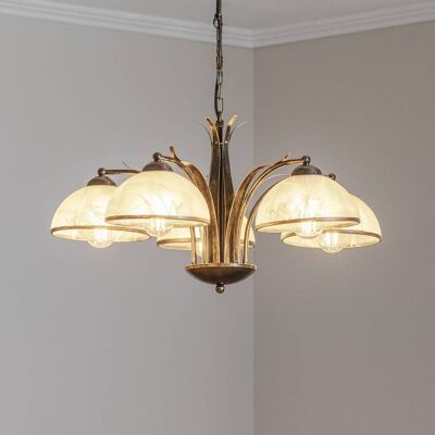 Kattokruunu Korfu Luminex, himmennettävä, Messinki/kulta, Olohuone/ruokailutila, Metalli, Antiikki Kattokruunu Korfu Luminex, himmennettävä, Messinki/kulta, Olohuone/ruokailutila, Metalli, Antiikki