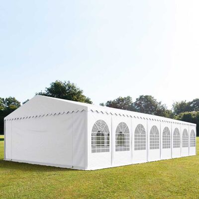 TOOLPORT 8x36m juhlateltta, PVC-peite, valkoinen, maarungolla - (49255) TOOLPORT 8x36m juhlateltta, PVC-peite, valkoinen, maarungolla - (49255)