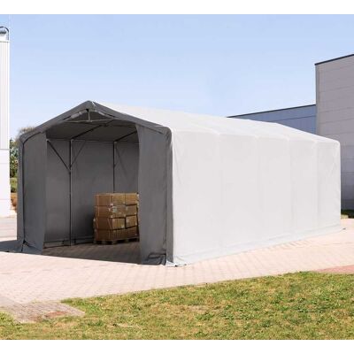 TOOLPORT 6x10m pressuhalli, PRIMEtex-peite, harmaa, statiikalla (betonialusta) - (94203) TOOLPORT 6x10m pressuhalli, PRIMEtex-peite, harmaa, statiikalla (betonialusta) - (94203)