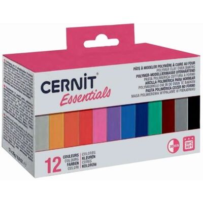 Cernit Polymerimassa - 12 Väriä - Uunin Kestävä Cernit Polymerimassa - 12 Väriä - Uunin Kestävä