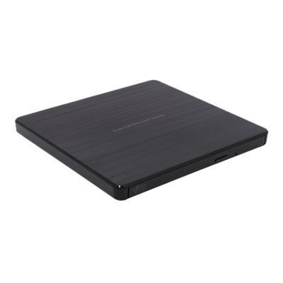 Hitachi LG Slim Portable DVD-Writer, Musta, Kelkka, Työpöytä/Laptop, DVD±RW, USB 2.0, 60000 h Hitachi LG Slim Portable DVD-Writer, Musta, Kelkka, Työpöytä/Laptop, DVD±RW, USB 2.0, 60000 h