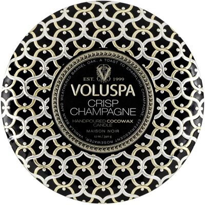 Voluspa Maison Noir 3-lyhtykynttilä - Raikas samppanja Voluspa Maison Noir 3-lyhtykynttilä - Raikas samppanja